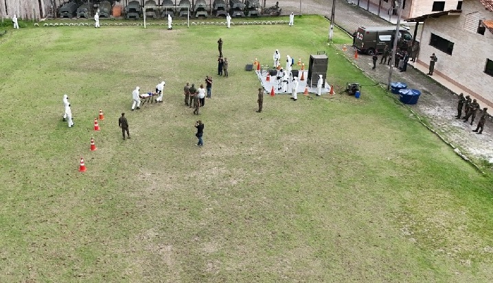 Marinha e Exército participam de treinamento de segurança para a COP 30