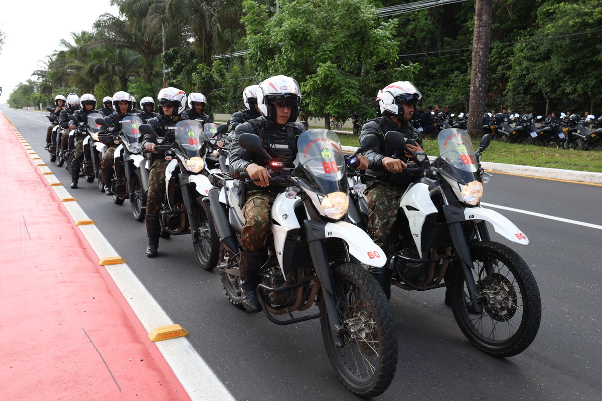 Batedores do Comando Marajoara participam de simulação de escolta para a COP 30