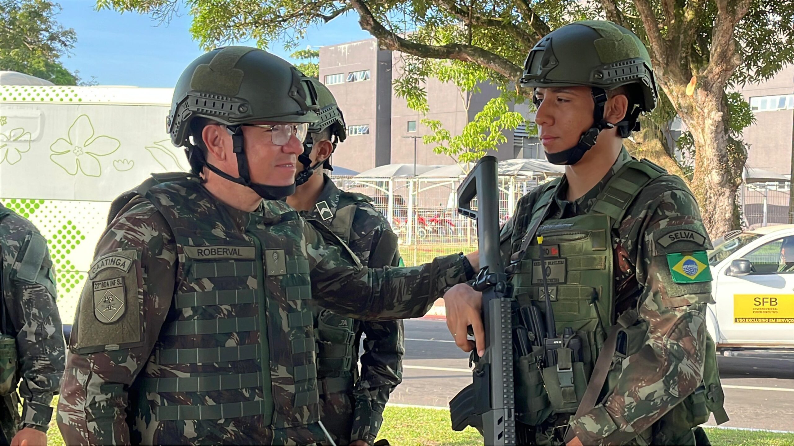 Força Componente Foz do Amazonas coordena aproximadamente 600 militares em esquema de segurança integrado para a conferência climática