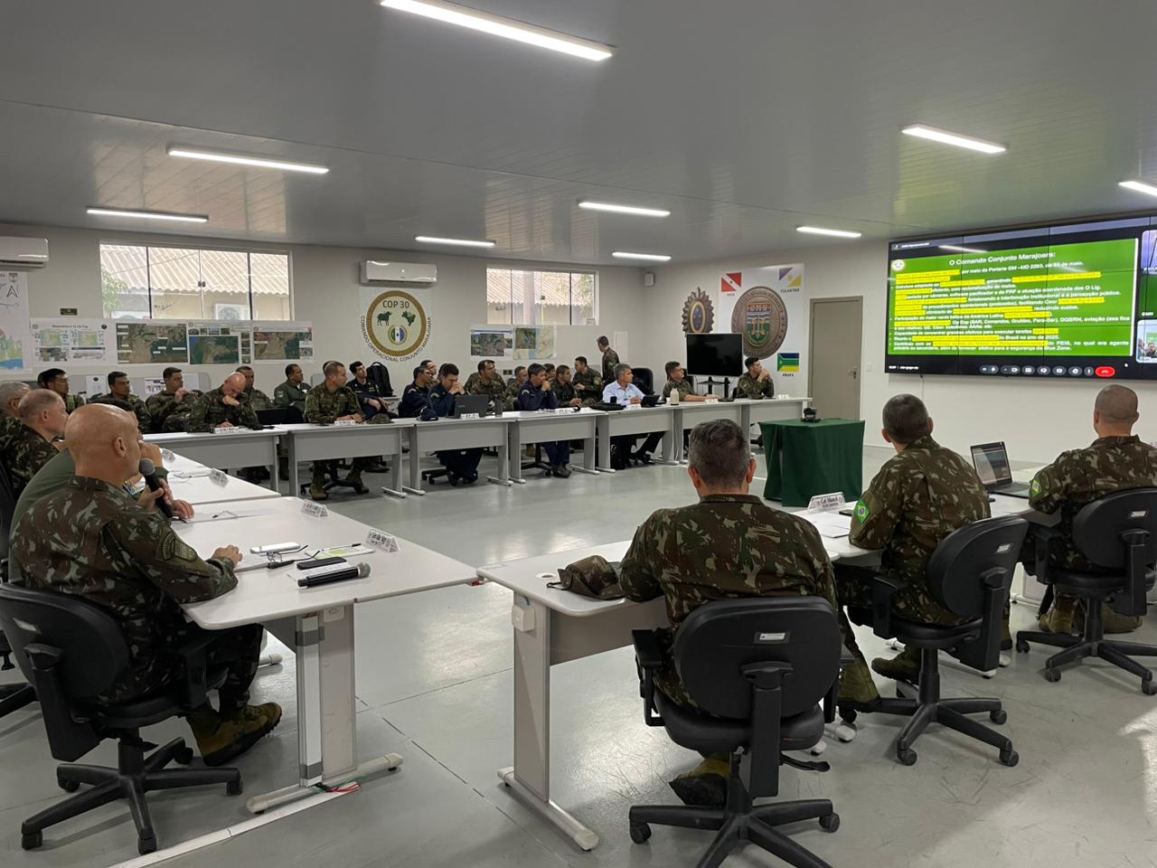 Comando Operacional Conjunto Marajoara realiza Análise Pós-Ação da atuação durante a COP30